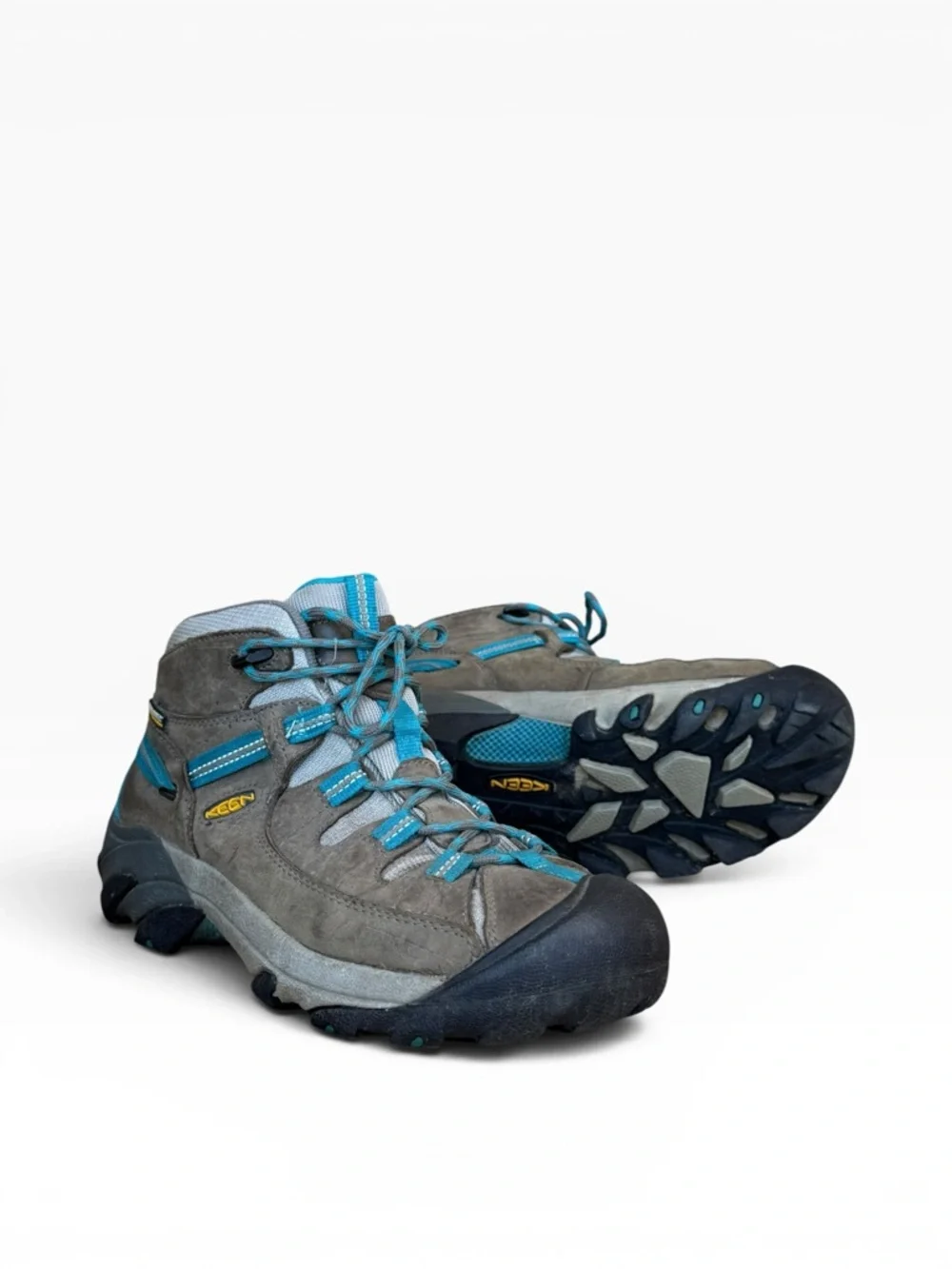 Keen Women's Targhee II Mid Waterproof Gargoyle/Caribbean Sea Women’s size 9 - Picture 11 of 13